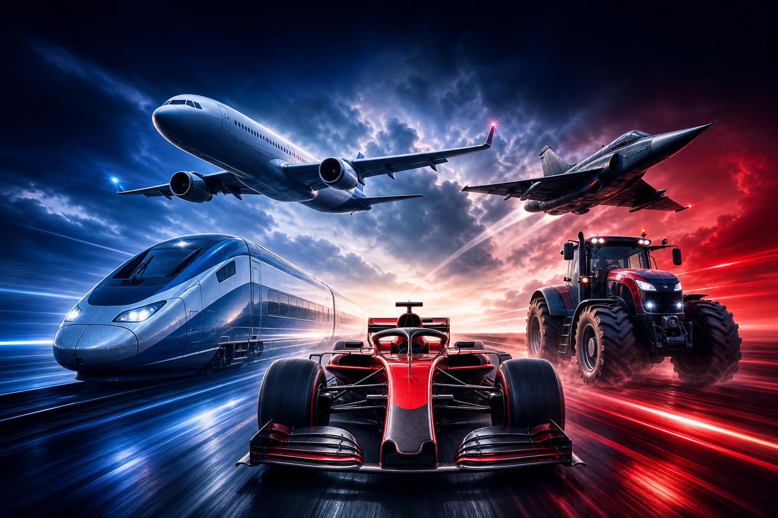 EUROPASIM — Airbus, chasseur, F1, TGV et tracteur